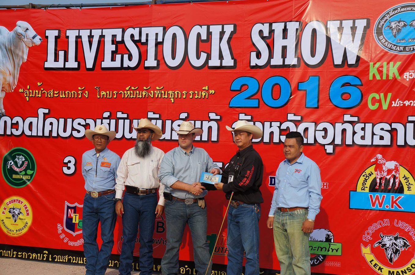 Ben at a livestock show