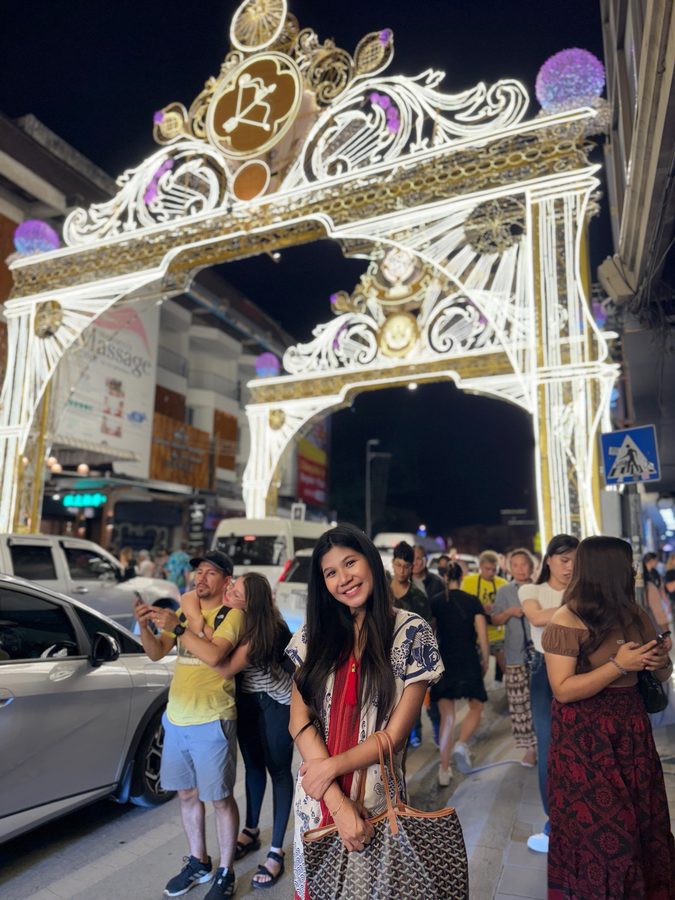 Ploy at a Thai night market